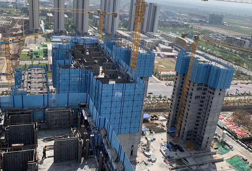 中建三局承建湖北元天公司施工汉江生态城项目